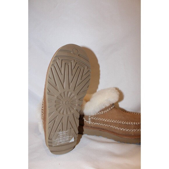 Ugg Classic Ultra Mini Alpine Suede Ankle Boots Tan Ugg UGG WOMEN\'S ULTRA MINI ALPINE‎ SUEDE SHEARLING LINED BOOTS CHESTNUT